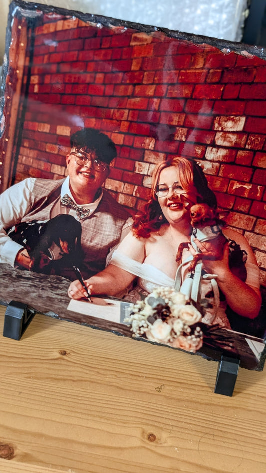 Custom Photo Slate