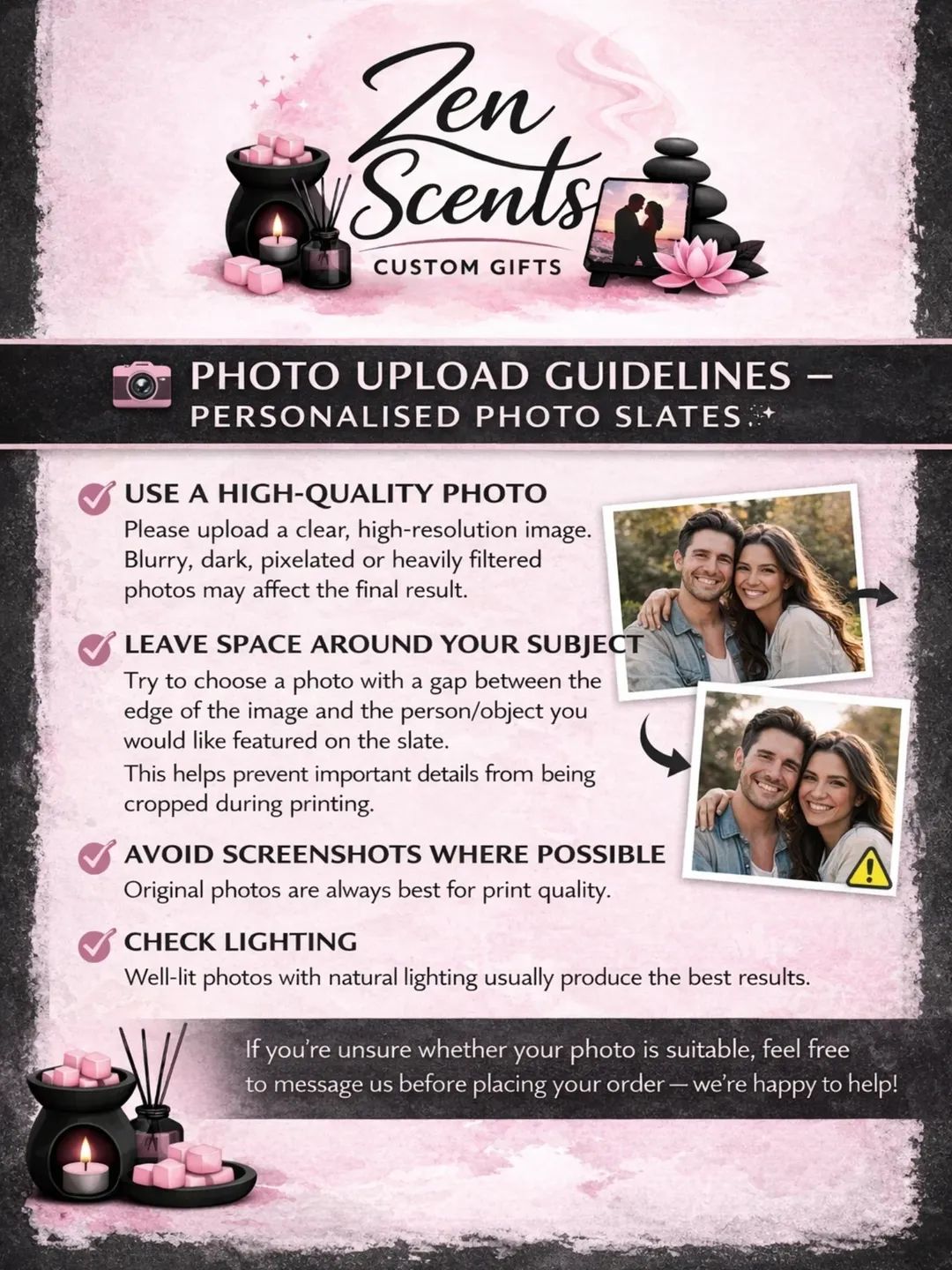 Custom Photo Slate